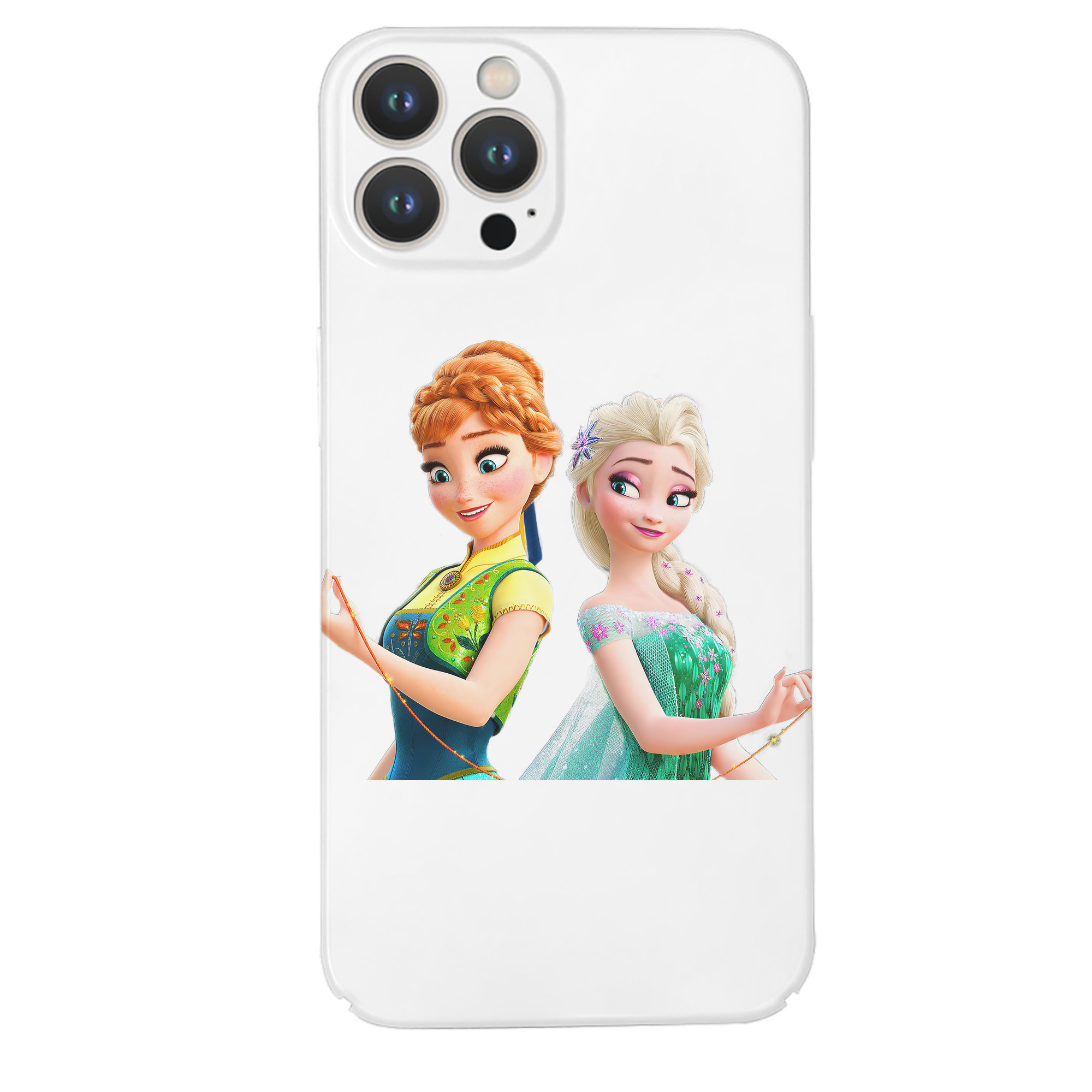 （画像用） アナと雪の女王 アンナ エルサ Frozen Anna Elsa 【iPhone 14シリーズ対応】ハードケース